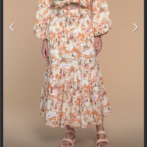 Olivia James Izzy Skirt Dress in Escape Tawny